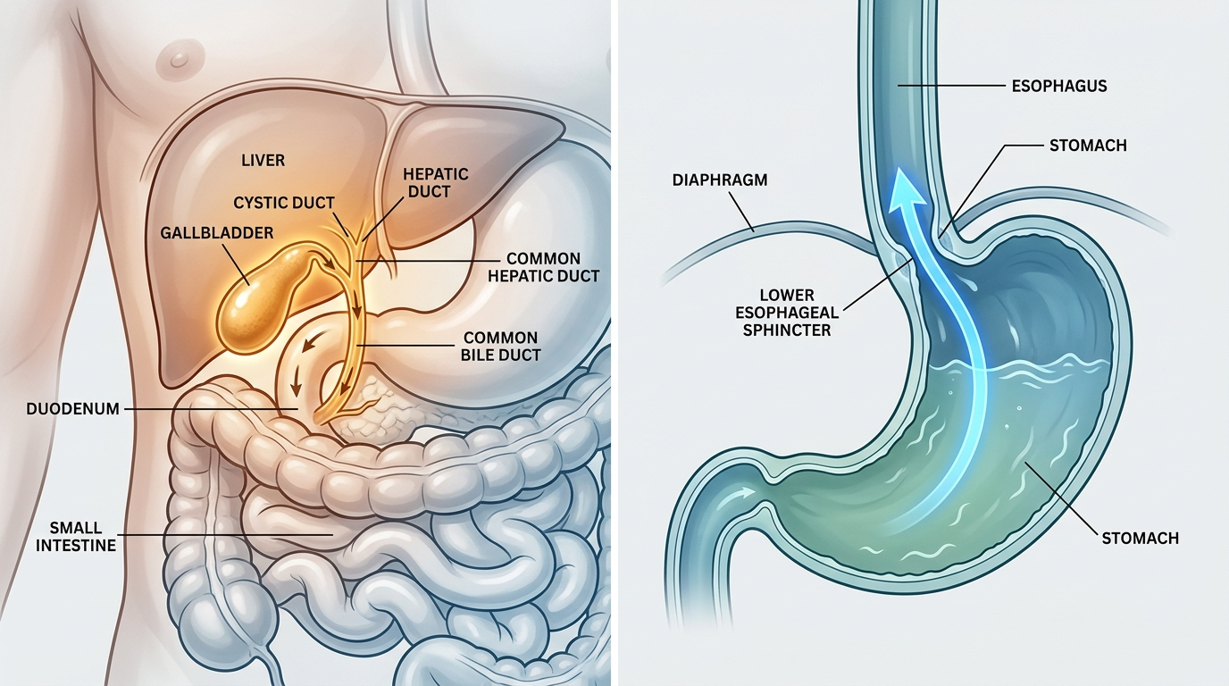 Gallbladder or GERD? How to Tell the Difference and What to Do About It