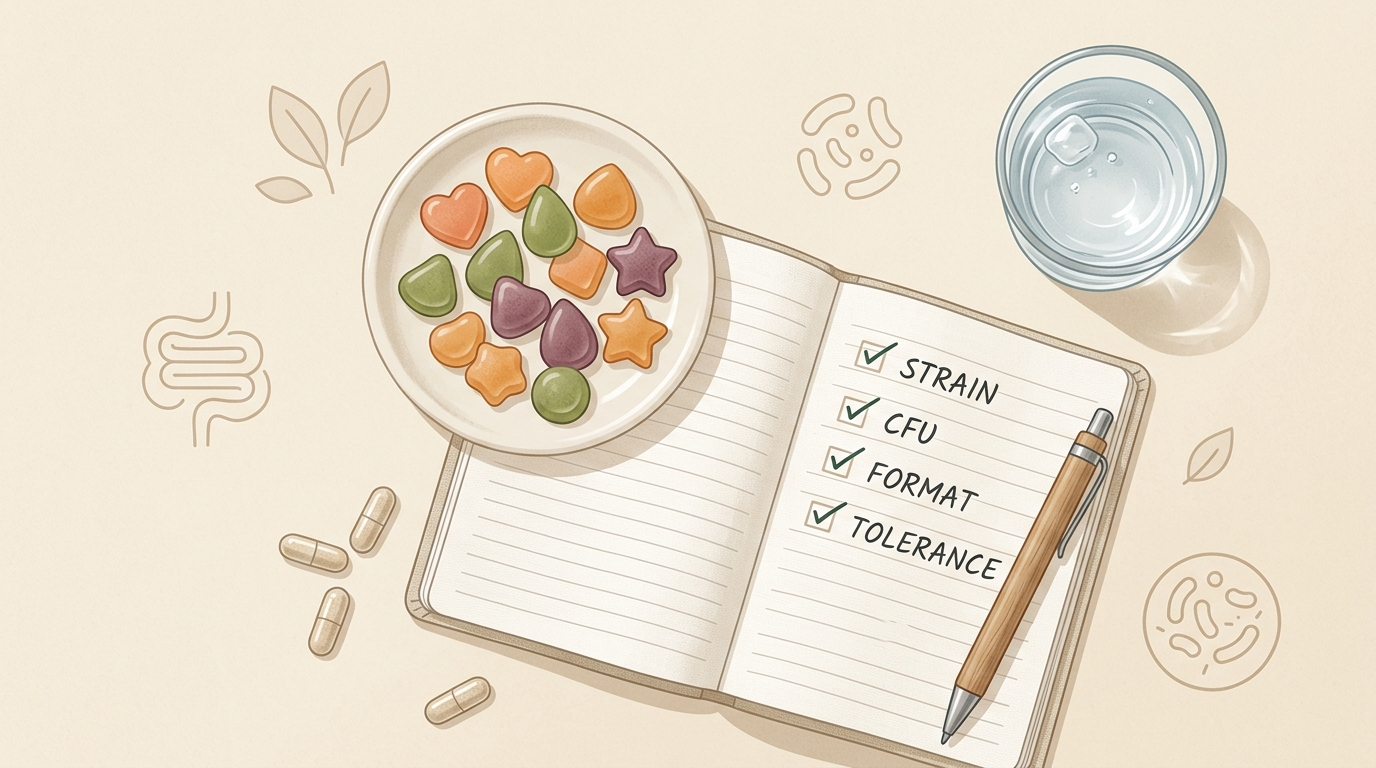 Best Probiotic for IBS-C Support? 4 Options Compared by Strain, Format, and Routine Fit