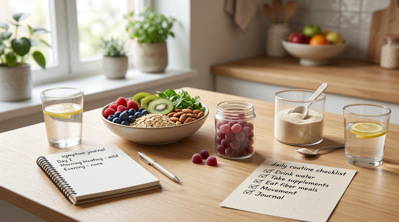 What Else Can I Do to Improve My Gut Health? Habits, Fiber, and Probiotic Options Compared