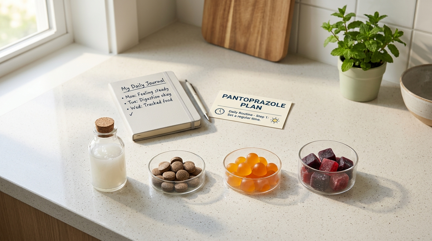 Pantoprazole Now What? Alginate, DGL, Probiotics, and Fiber Compared