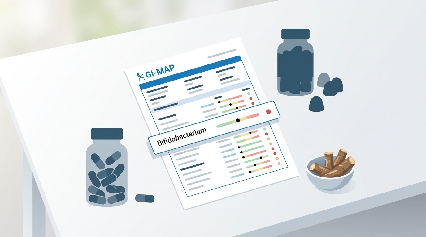 Low Bifidobacterium on GI-MAP: Prebiotics vs Probiotics Compared