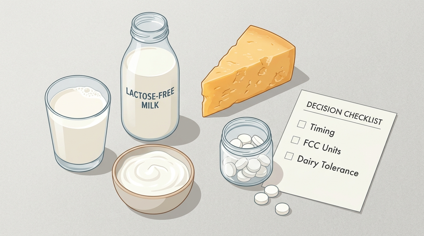 Give Up Dairy or Use Lactase Pills? How to Decide