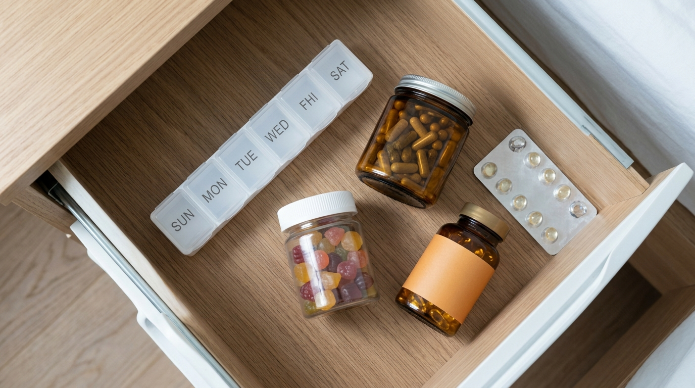 Can You Store Supplements in a Pill Organizer? Capsules, Probiotics, and Gummies Compared