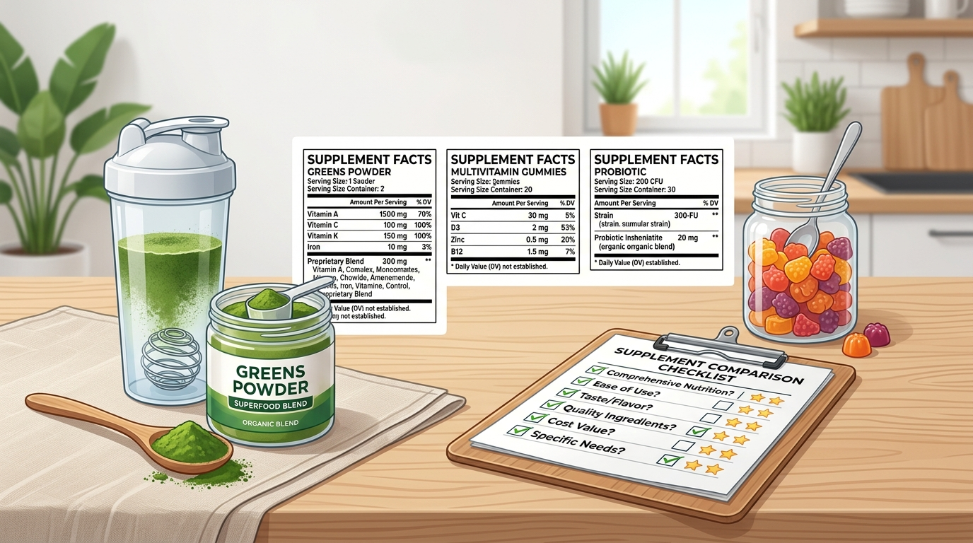 Superfood Supplement Recommendations: AG1, Live It Up, Bloom, and Yuve Compared