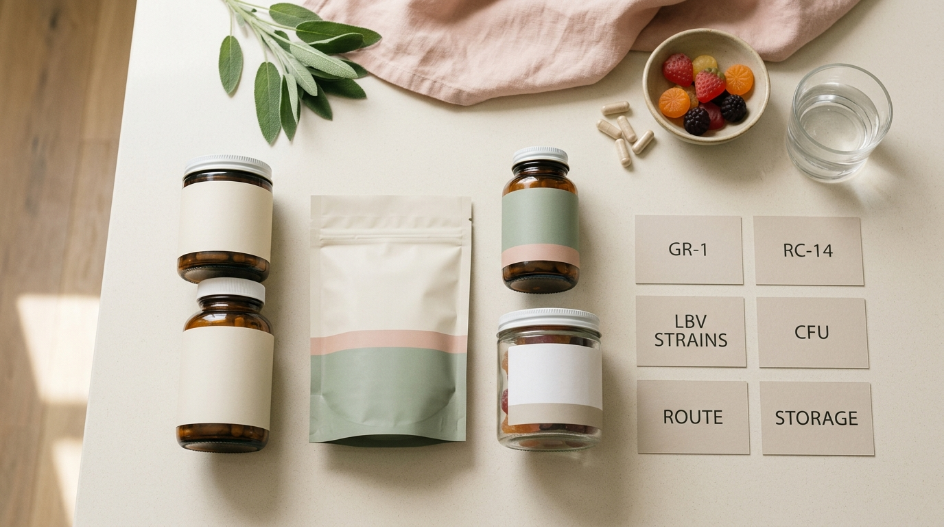 Best Vaginal Probiotics: GR-1, RC-14, LBV Strains, and Gummies Compared