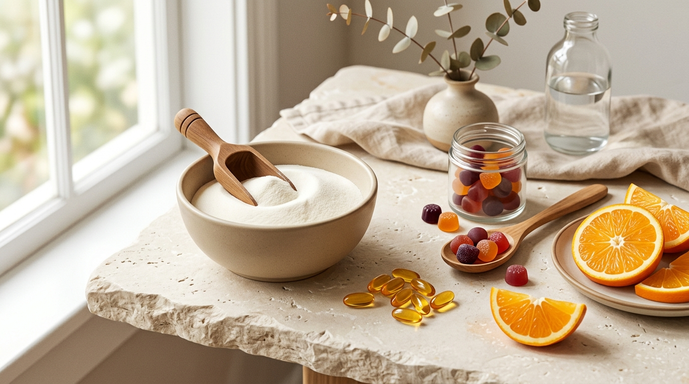 Skin Health Supplements Compared: Collagen, Omega-3s, and Probiotics