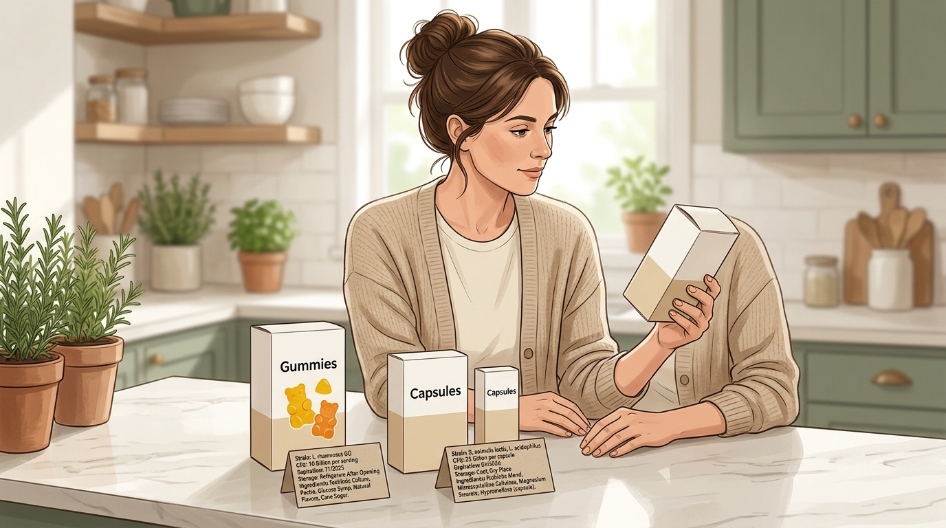 How to Choose a Probiotic: Strain, CFU, Evidence, and Format